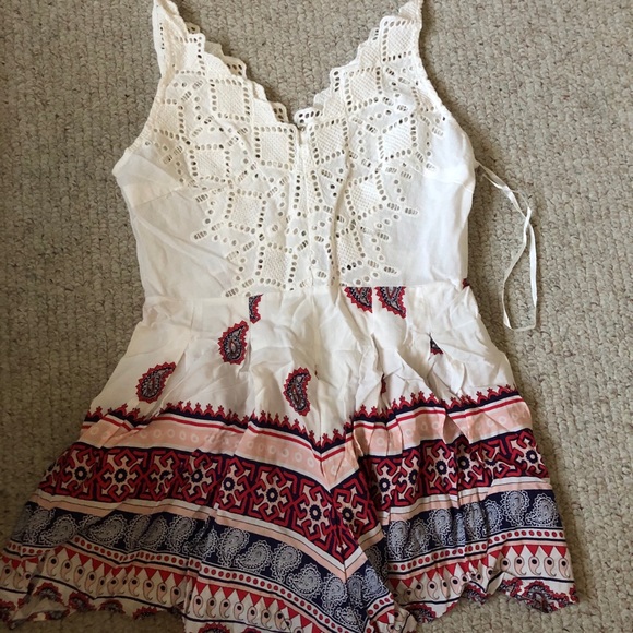 Pants - Lace romper